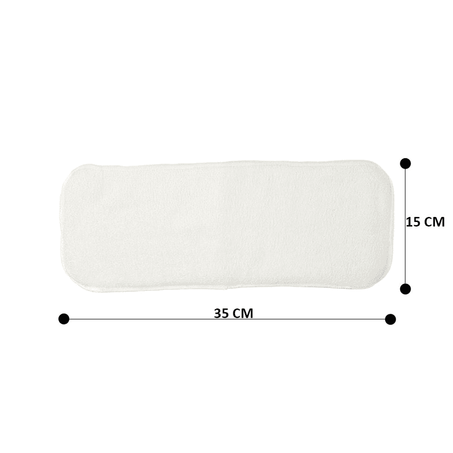Little Story - Reusable Diaper Inserts - Large - Set Of 2
