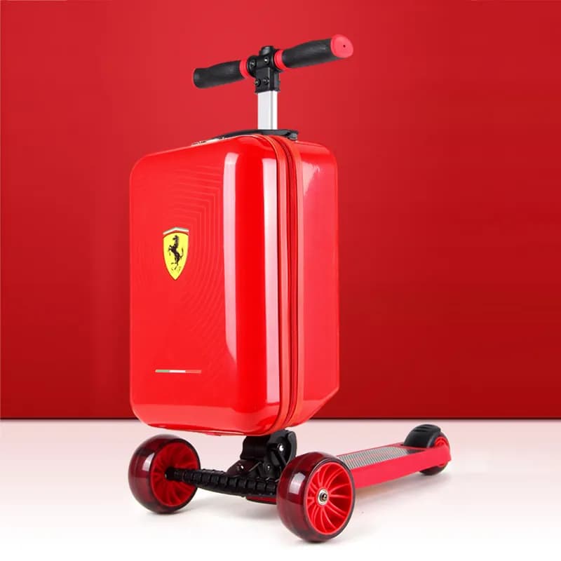 Ferrari Luggage Foldable Scooter With Adjustable Height