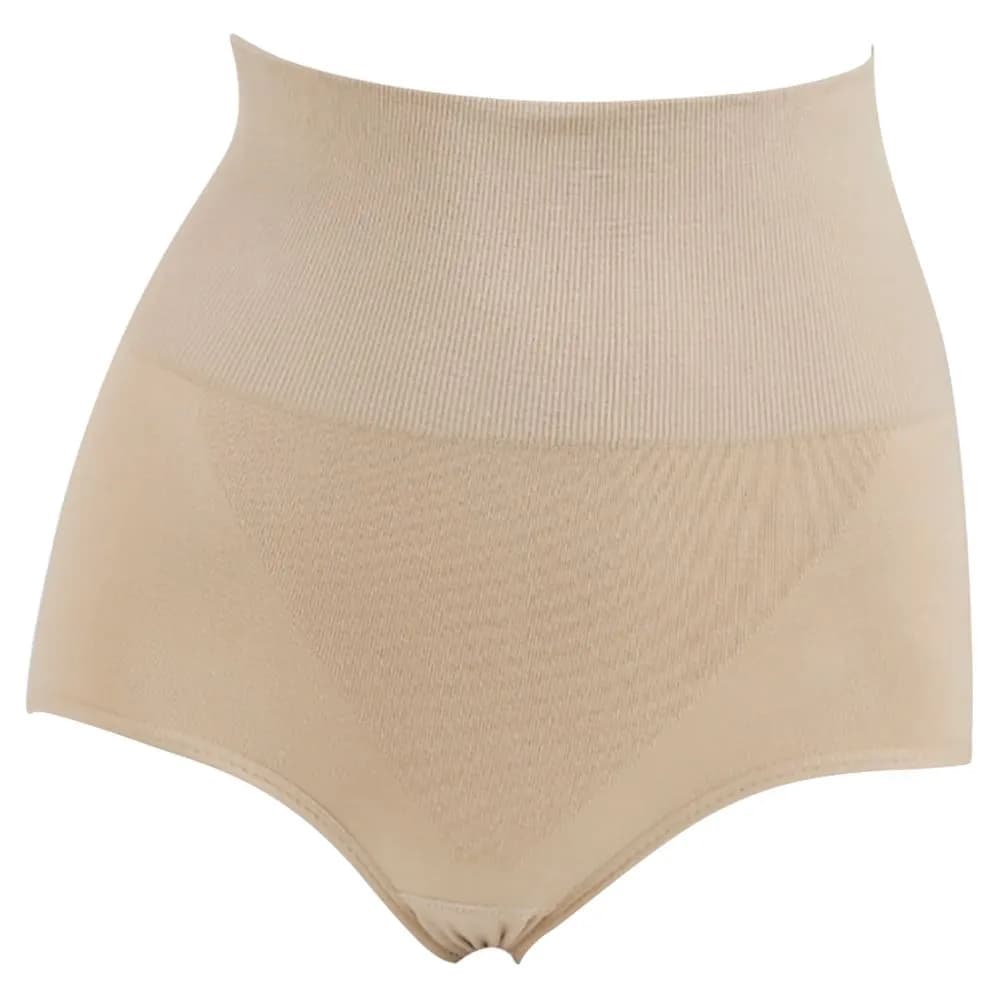 Sunveno - High Waist Pregnancy Support Cotton Panties (Skin) L