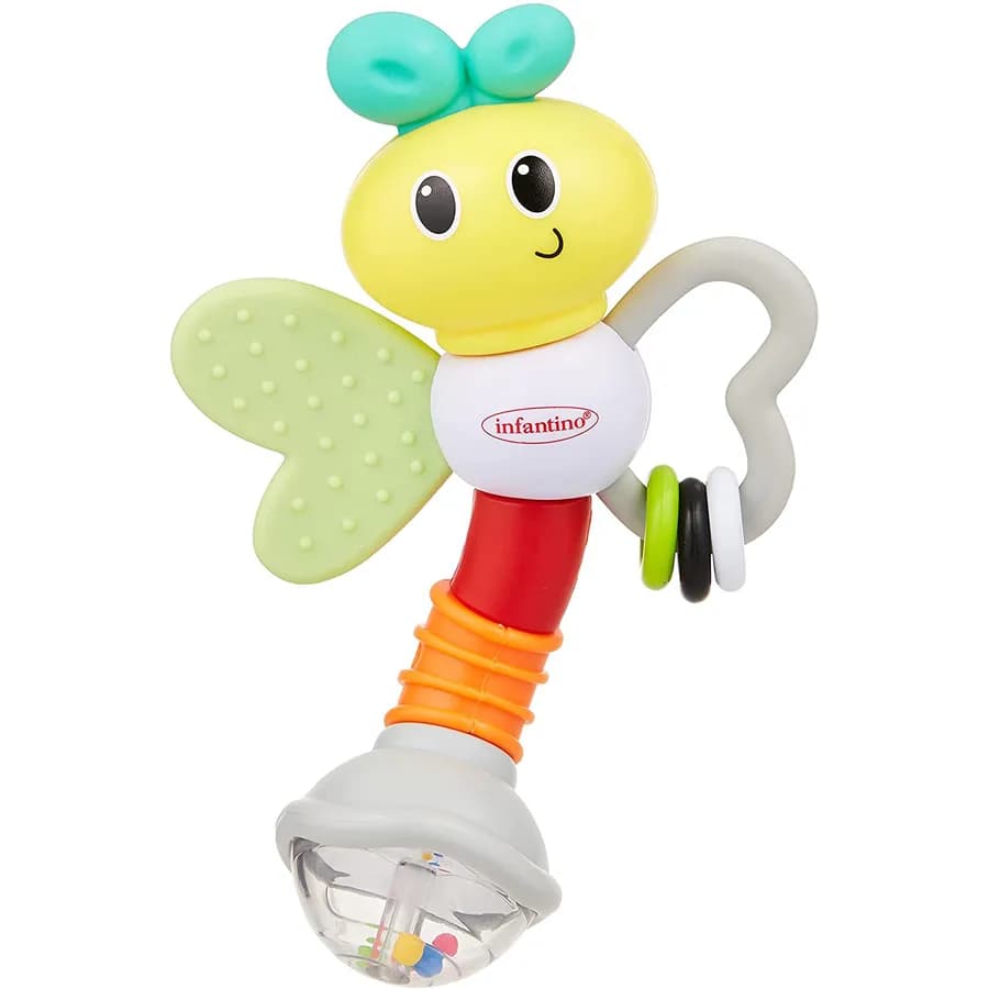 Infantino - Rattle And Teether Love Bug