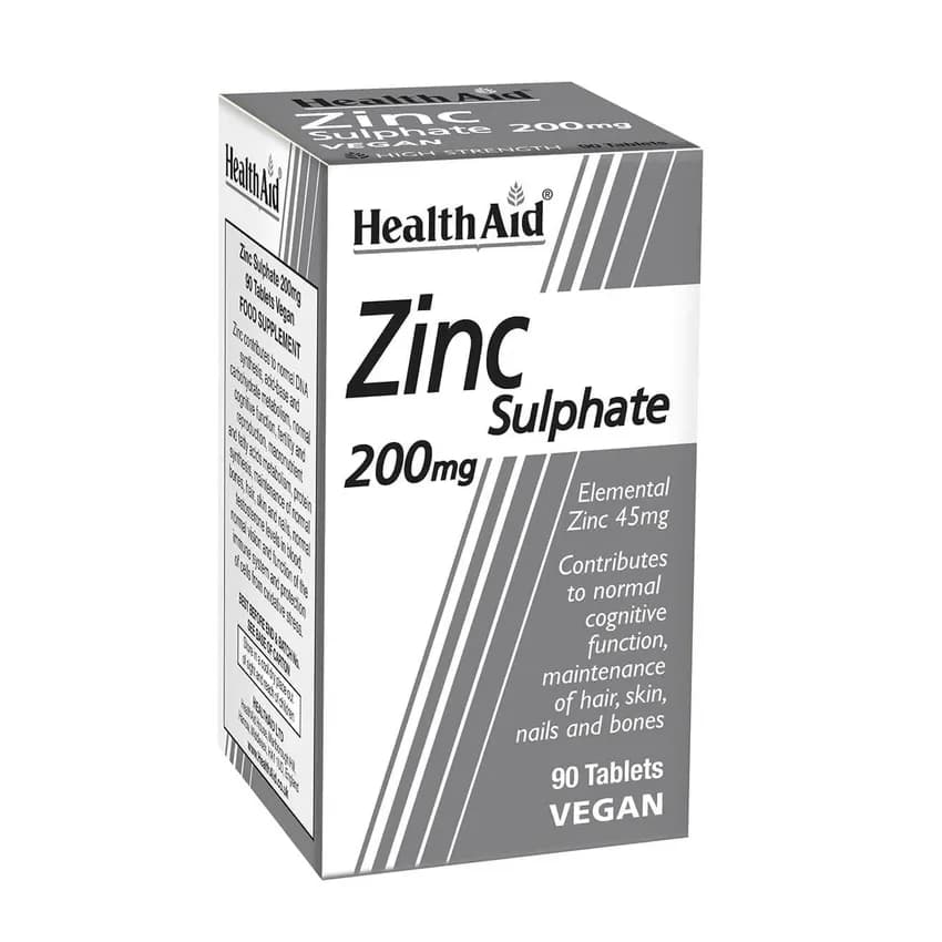 H-AID ZINC SULPH.200MG TAB 90'S