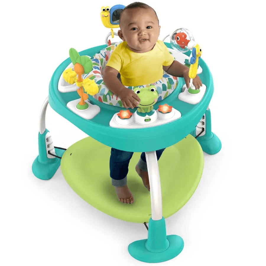 Bounce Bounce Baby 2-In-1 Activity Jumper & Table - Playful Pond