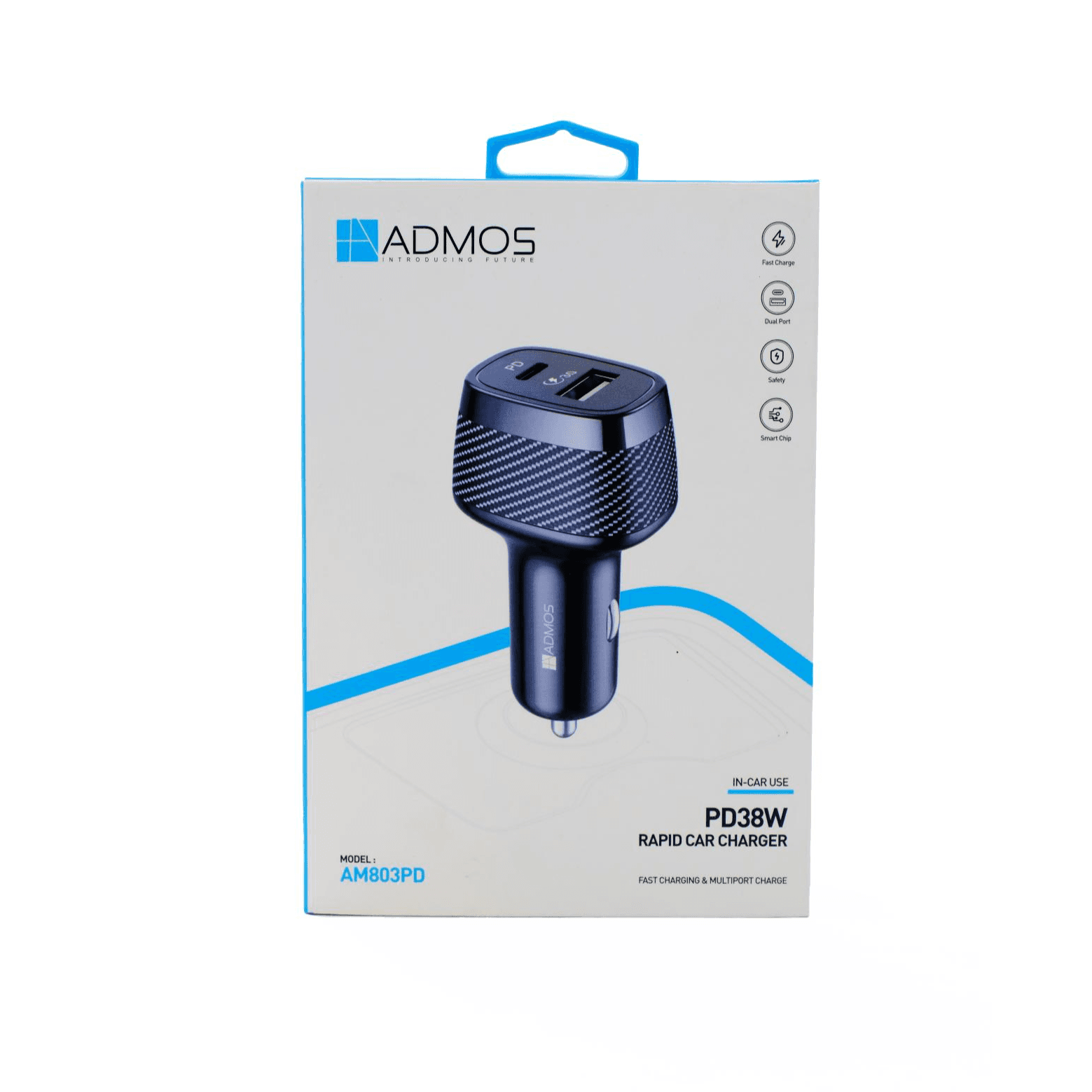 Admos Rapid Car Cahrger Pd38W Am803Pd