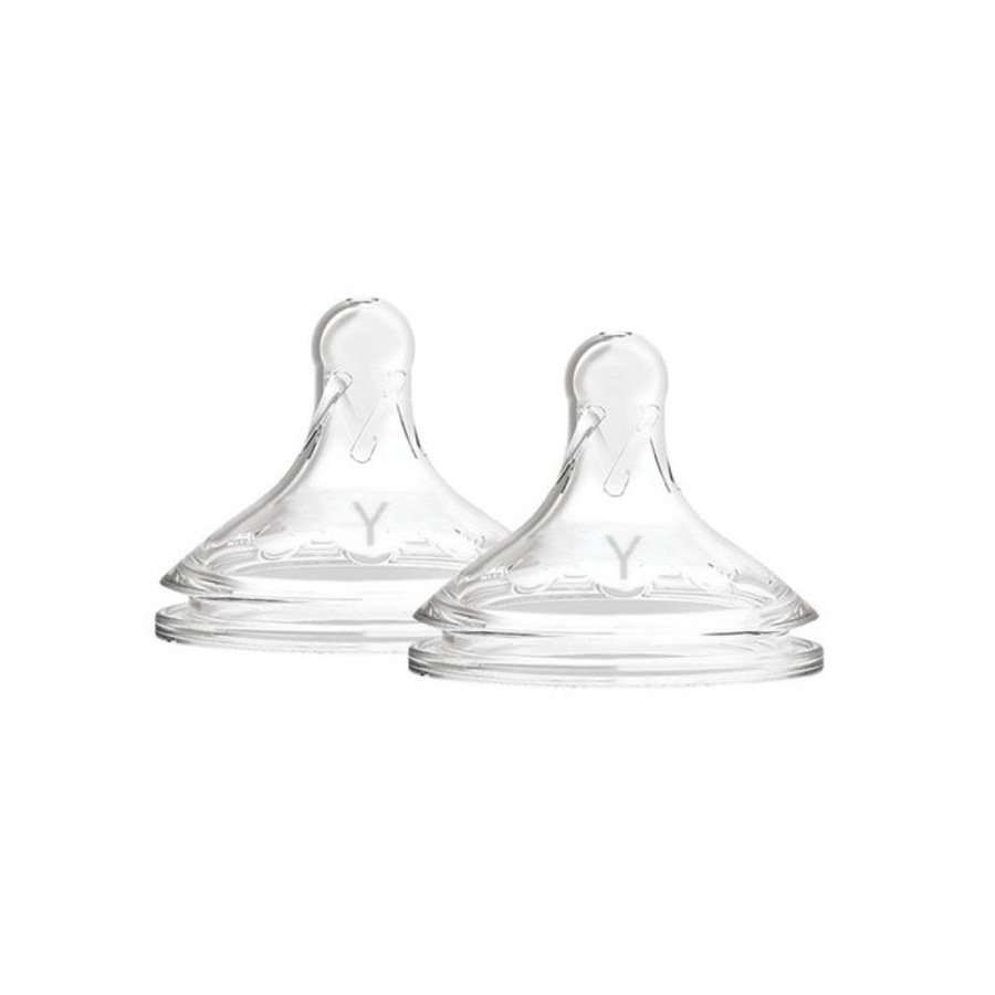 Y-Cut W-N Silicone Options+ Nipple, 2-Pack