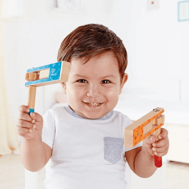 Hape - Cheer-Along Noisemakers (Blue)