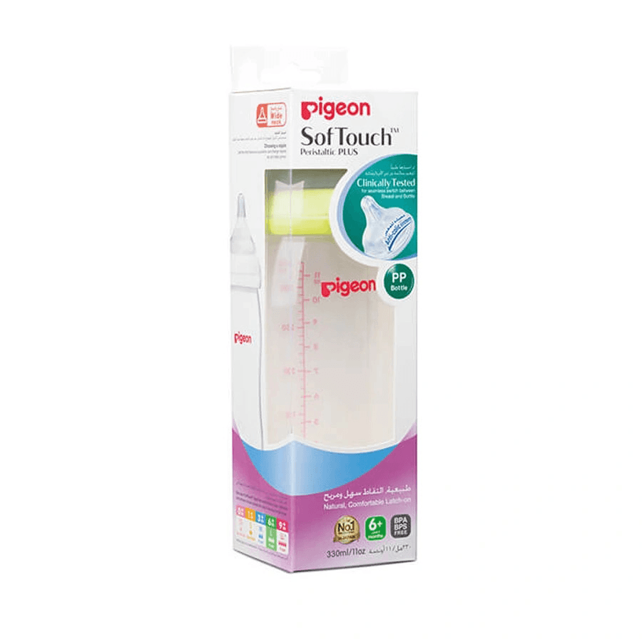 Pigeon - Plastic Bottle Wn 330 Ml - White