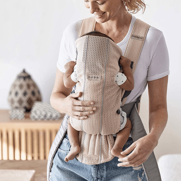 Babybjorn Baby Carrier Mini - 3D Mesh (Pearly Pink)