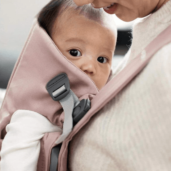 Babybjorn Baby Carrier Mini - Cotton (Dusty Pink)