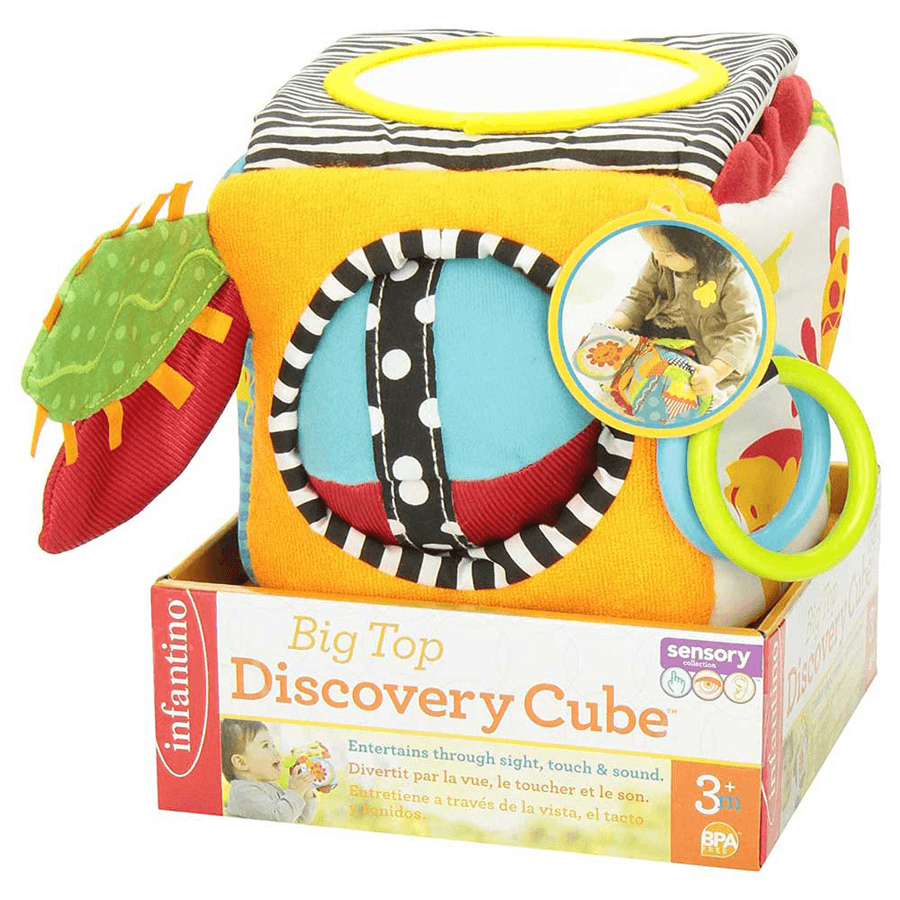 Infantino - Peek & Seek Sensory Discovery Cube