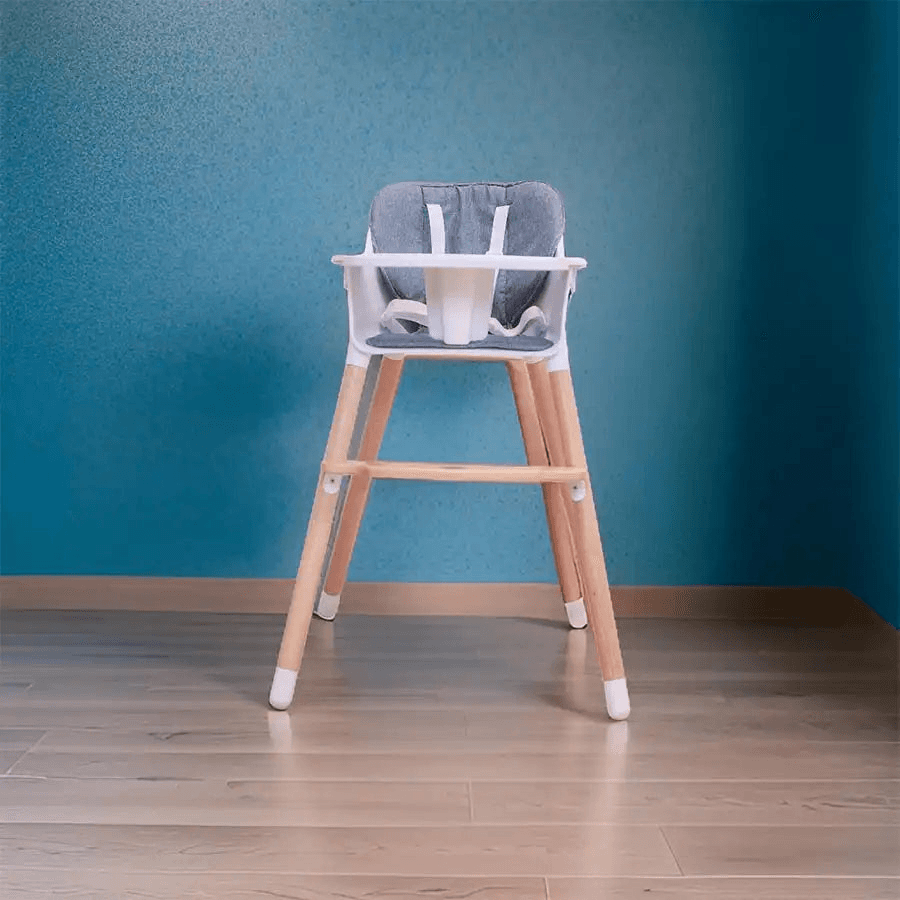 Just Essentials Wooden Leg Baby High Chair***Cushion Sold Separately***