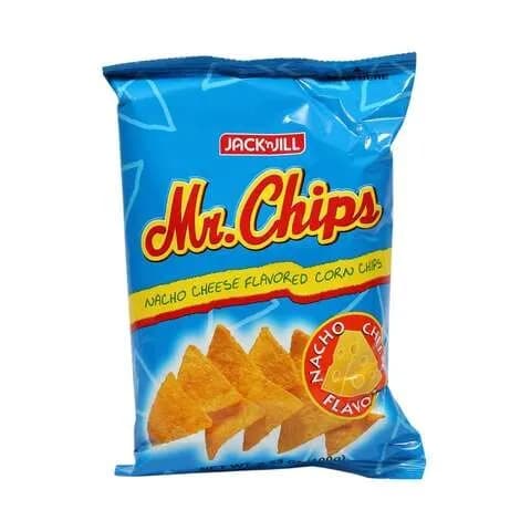 Jack N Jill Mr.Chips Nacho Cheese Flavoured Corn Chips 100G