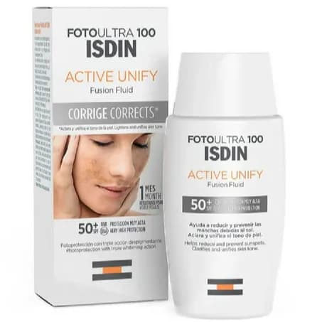 Isdin Foto Ultra 100 Active Sunscreen Unify Fluid No Color 50Ml