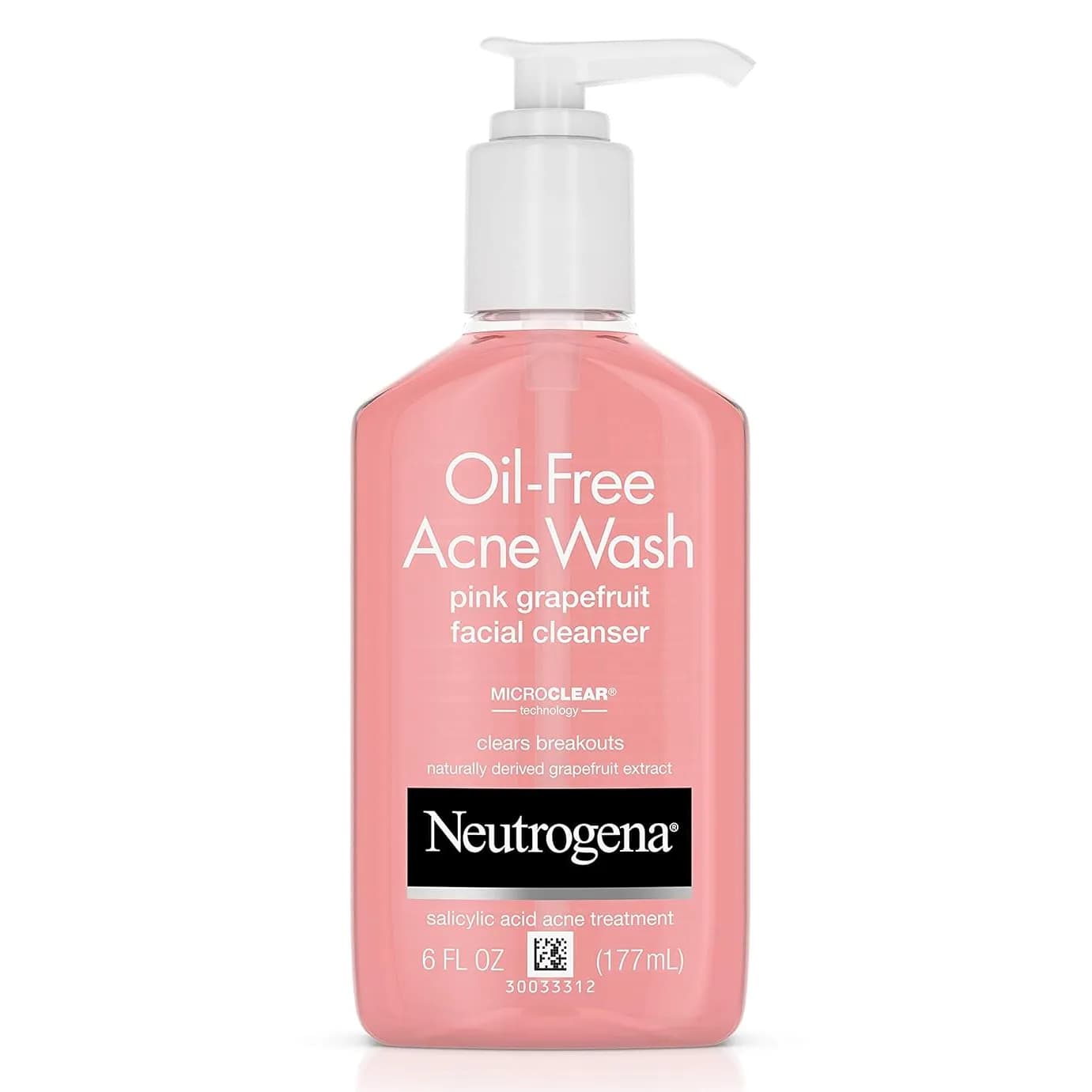 Neutrogena Acne Face Wash Grapefruit Cleanser 177Ml