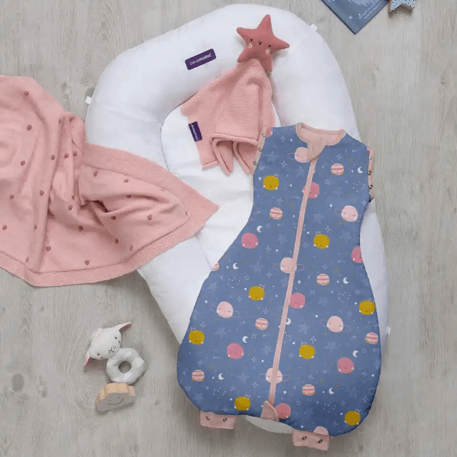 Clevamama 3 In 1 Nite Nite Romper 2.5 Tog(Pink) (0-9M)