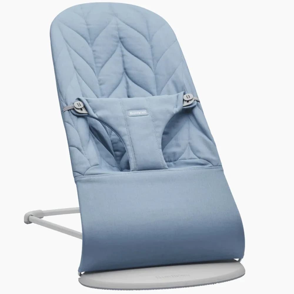 Babybjorn Bouncer Bliss, Cotton, Petal Quilt (Blue)