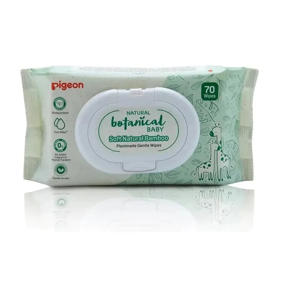 Pigeon Natural Botanical Baby Gentle Wipes