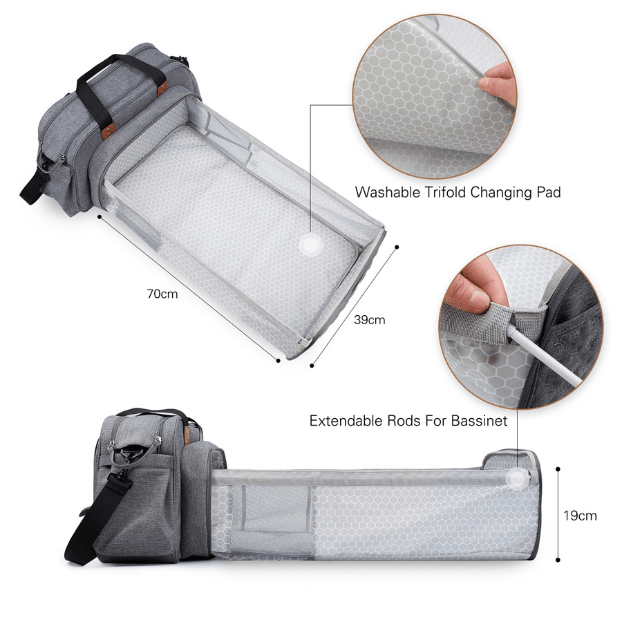 Little Story - Bed In A Bag Quilted (Grey)