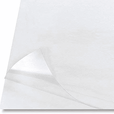 Film Sticky Self Adhesive Glossy Clear Precut Size 50Cm X 36Cm Pack Of 10 Sheets
