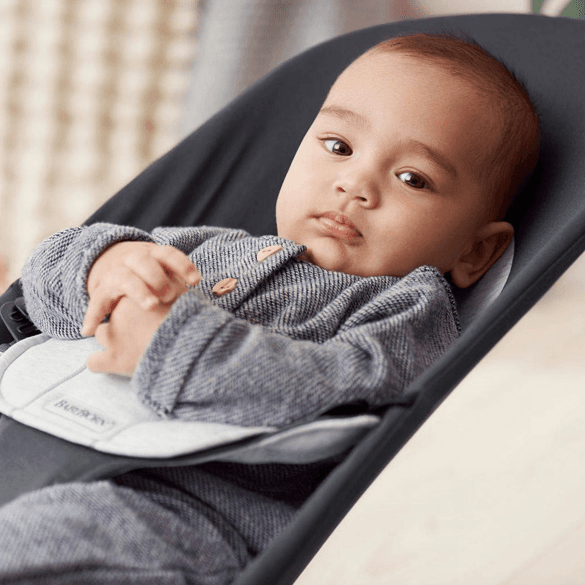Babybjorn Bouncer Balance Soft - Cotton/Jersey (Dark Grey/Grey)