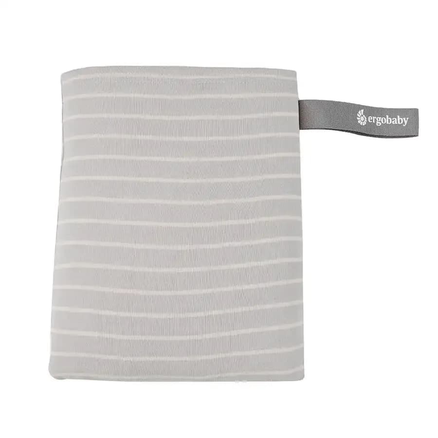 Ergobaby Aura Sustainably Sourced Knitted Baby Wrap (Grey Stripes)