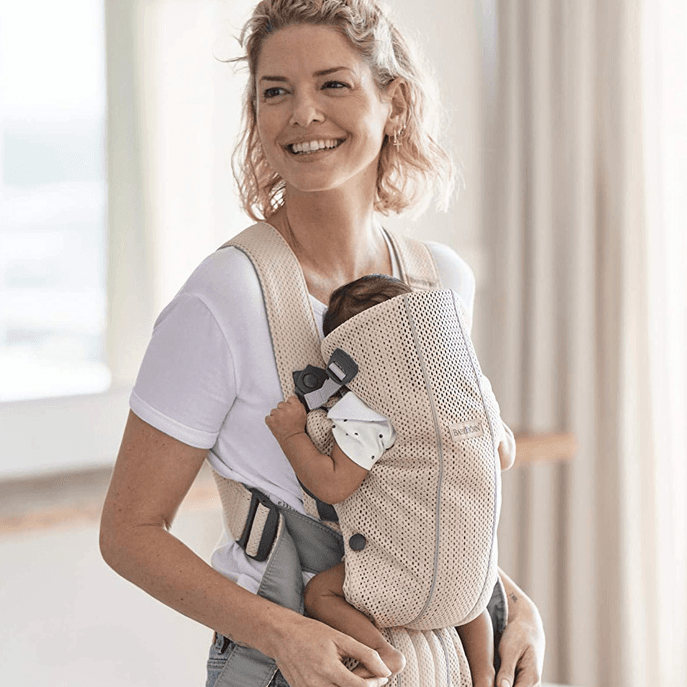 Babybjorn Baby Carrier Mini - 3D Mesh (Pearly Pink)