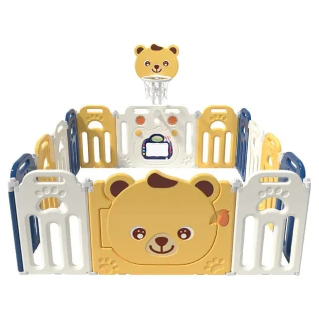 Kids Playpen (Yellow) - 163 X 163 X 65 Cm