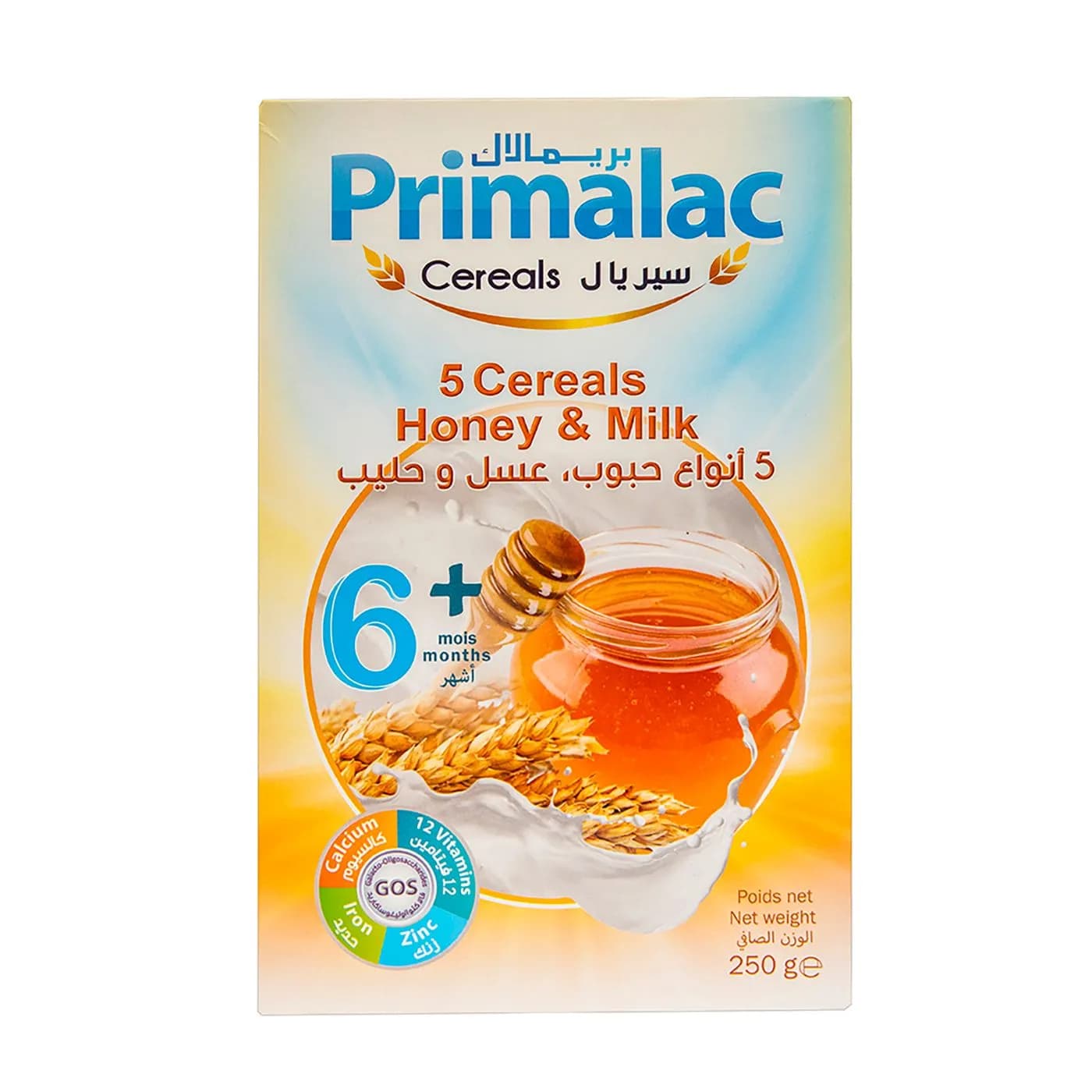 Primalac 5 Cereals Honey&Milk 250Gm