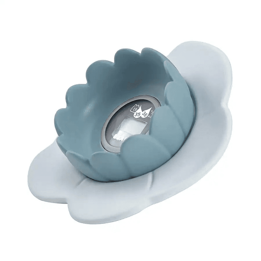 Beaba Lotus Multi-Functional Bath Thermometer (Green/Blue)