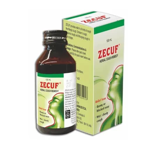 Zecuff Cough Herbal Syrup 100Ml