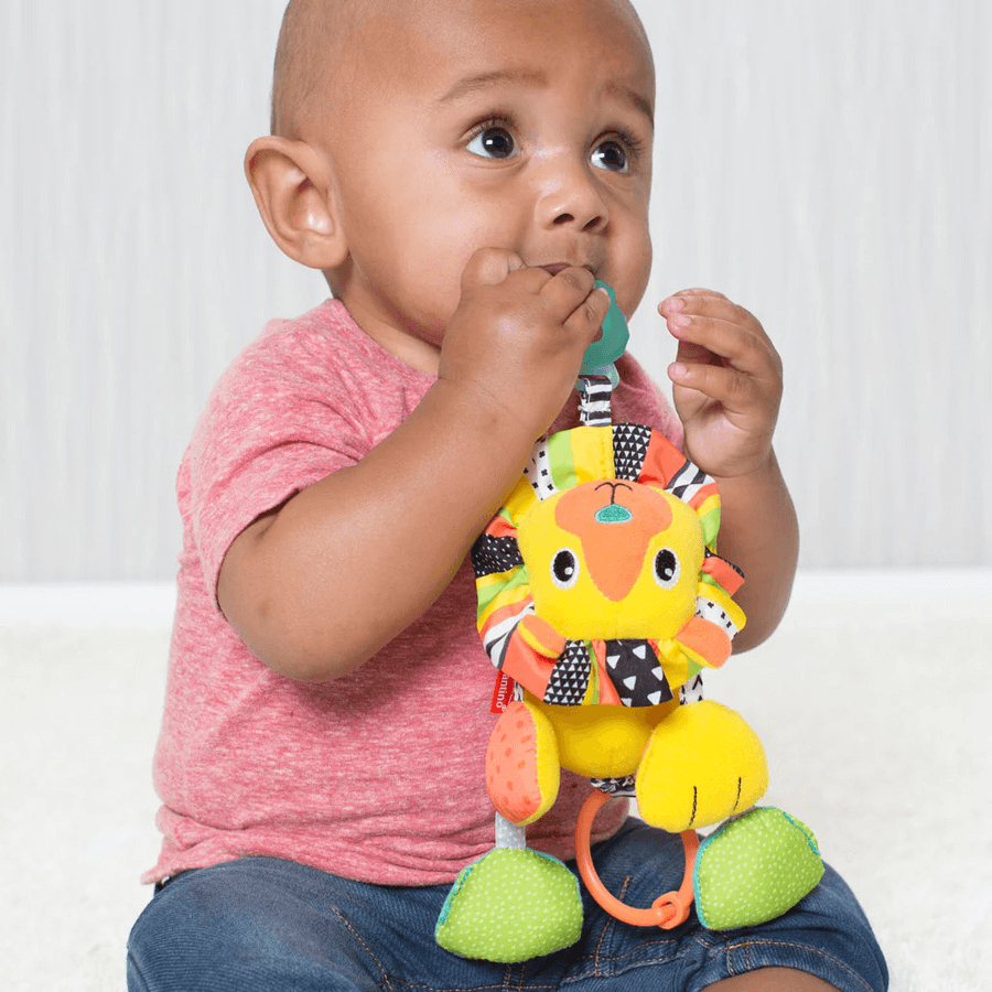 Infantino - Shake & Pull Jittery Pal Lion