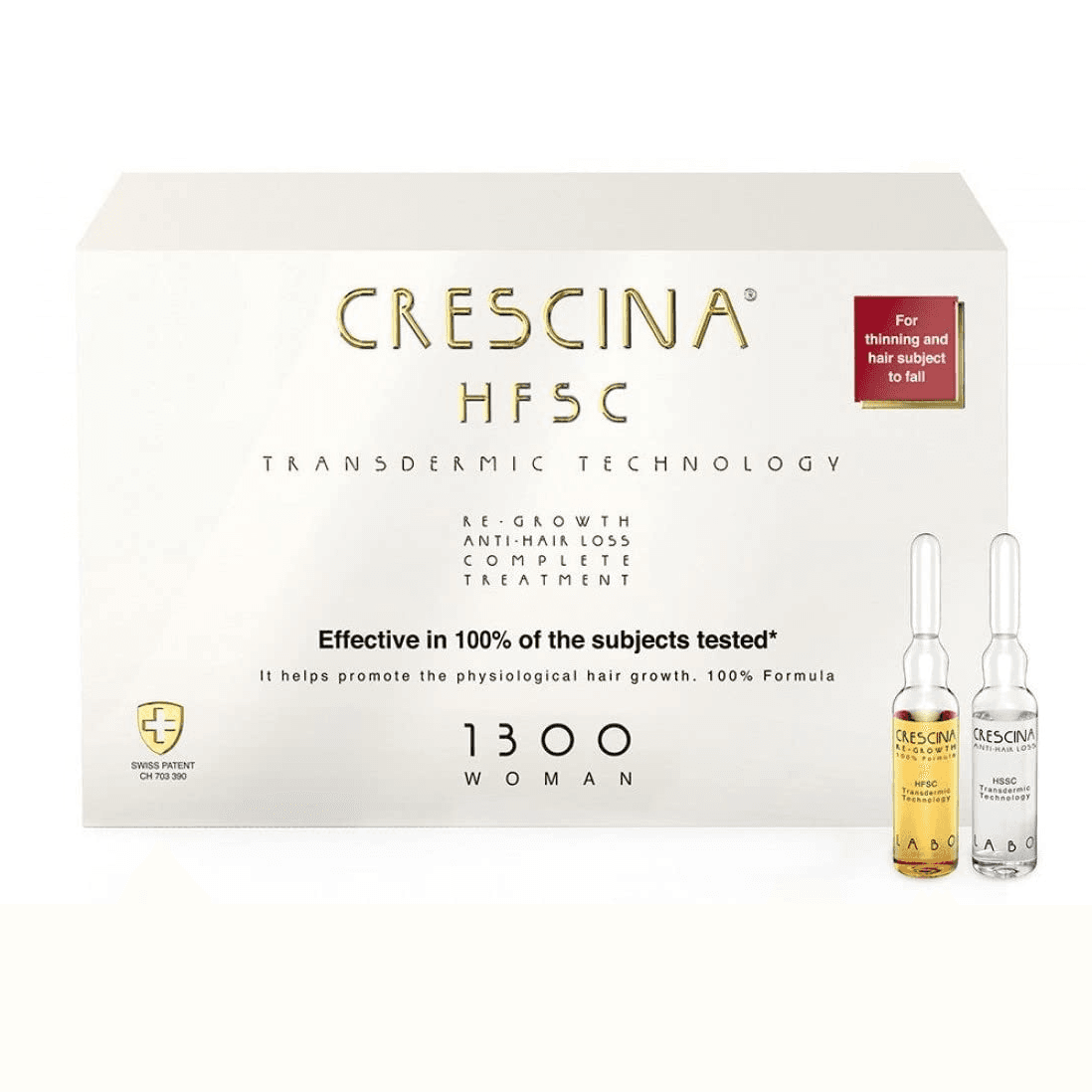 Crescina Complete Woman 1300 Ampoules 20'S