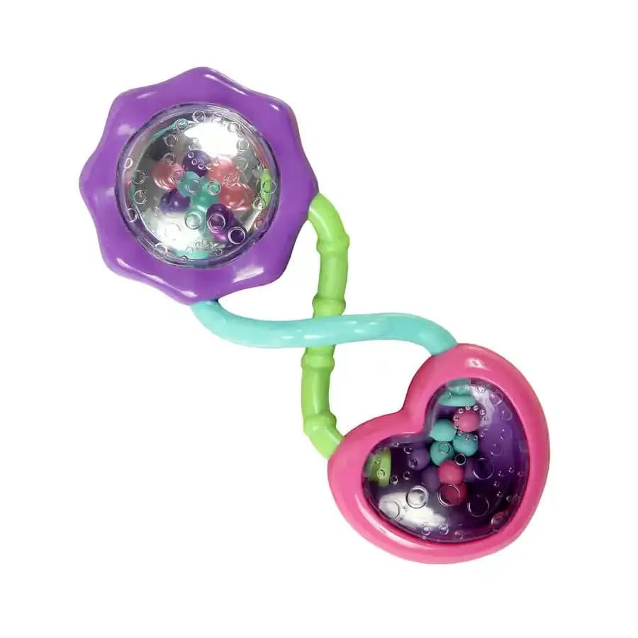 Bright Starts Rattle And Shake Barbell Toy (Purple)