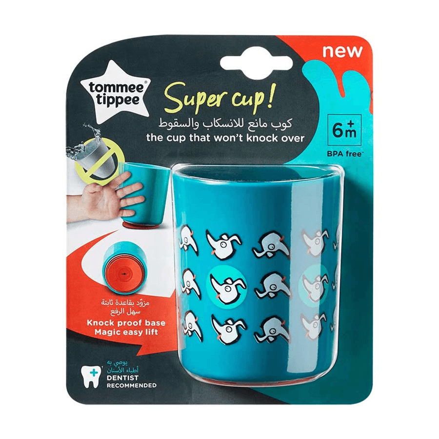 Tommee Tippee No Knock Cup, Small, (12 Months+) - Blue