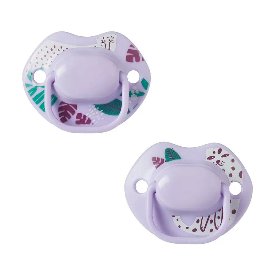 Tommee Tippee Moda Soother Pack Of 2 (6-18m) - Purple