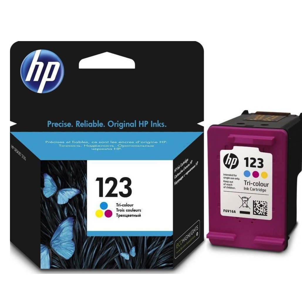 Hp 123 Tri-Color Original Ink Cartridge