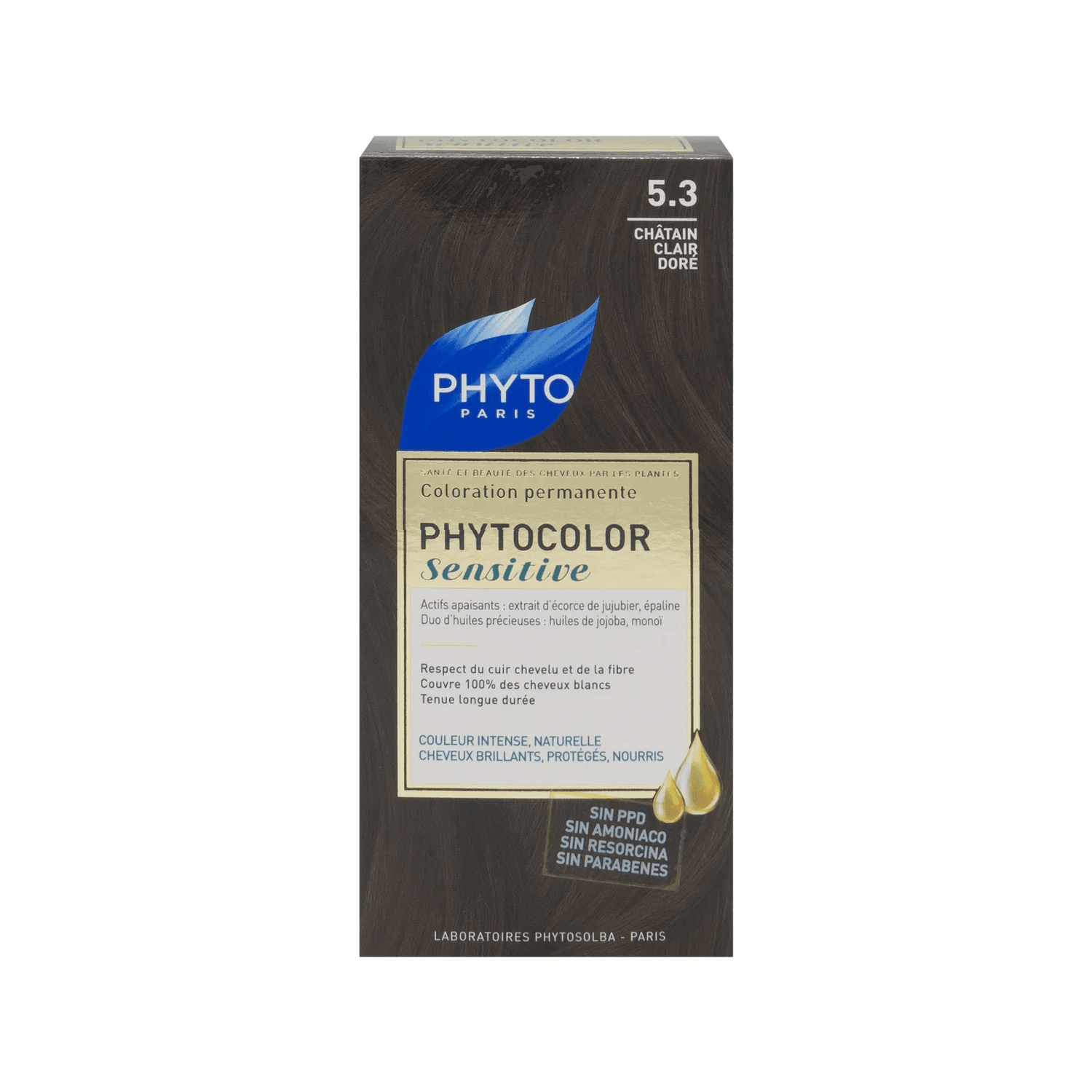 Phyto Color Sensitive 5 3 Light Golden Brown