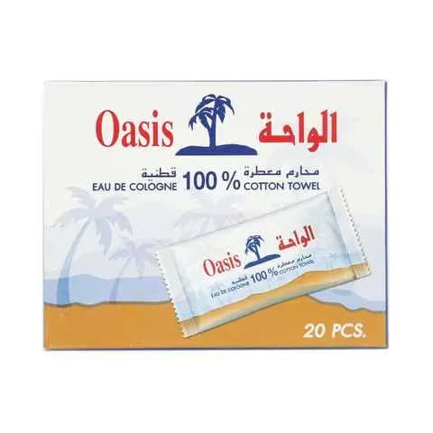 Oasis Eau De Cologne Cotton Towel 20Pcs