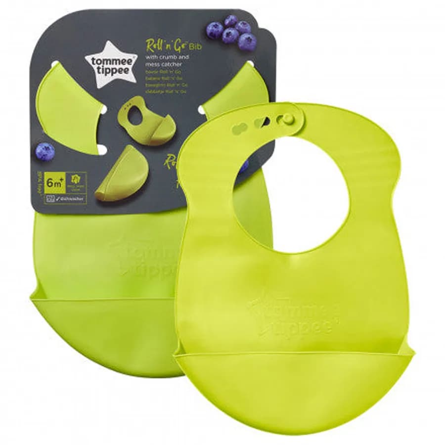 Tommee Tippee Roll And Go Bib (Green)