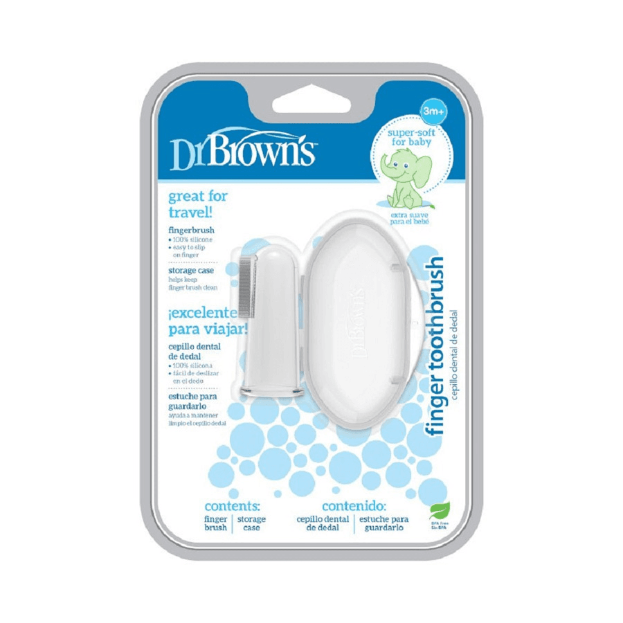 Silicone Finger Toothbrush W/ Case