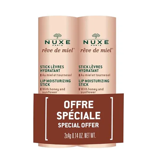 Nuxe Reve De Miel Lip Moisturising Stick ( Offer Pack )