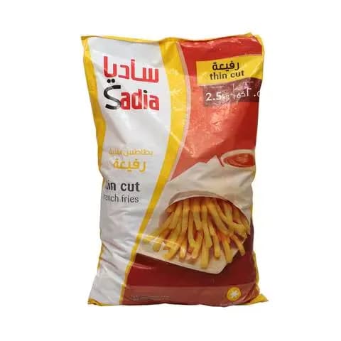 Sadia Thin Cut French Fries 2.5Kg