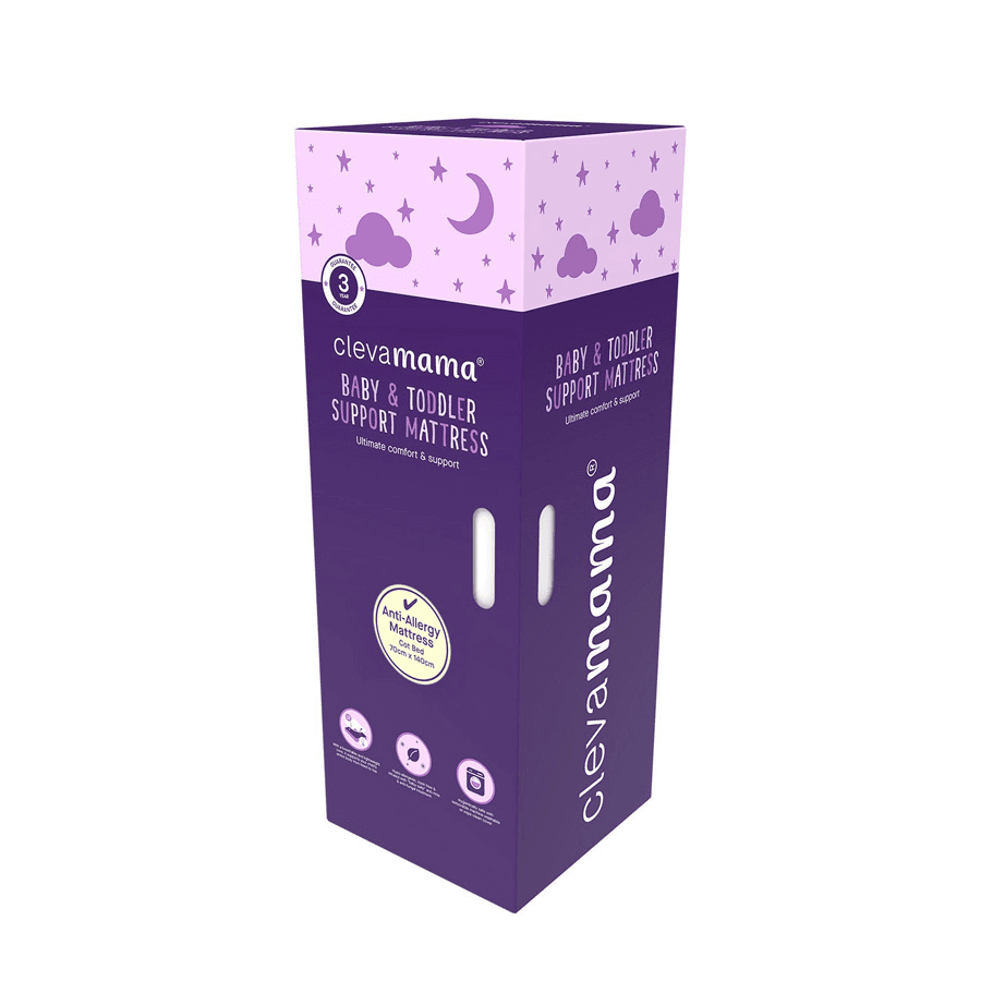 Clevamama Anti-Allergy Mattress 70 X 140 X 10 Cm - Cot Bed Size