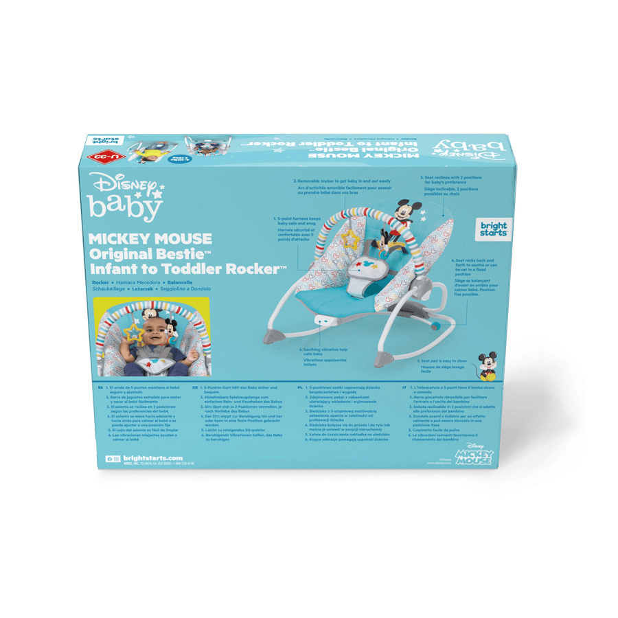 Mickey Happy Triangles Infant To Toddler Rocker