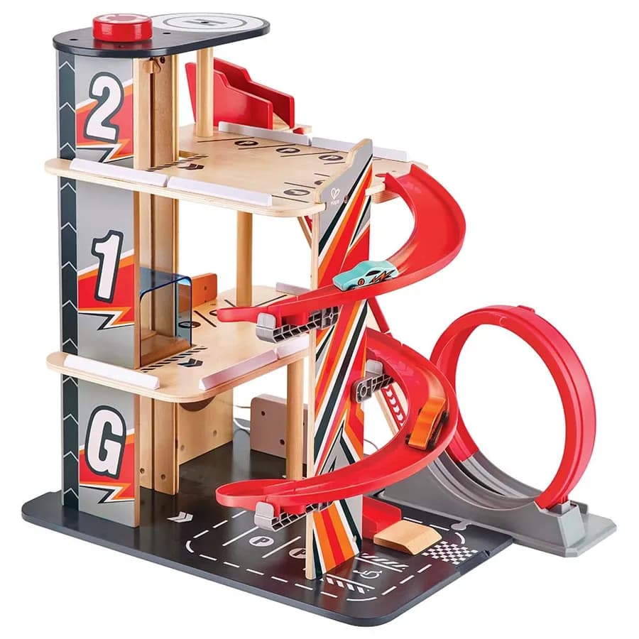 Hape - Gearhead Stunt Garage