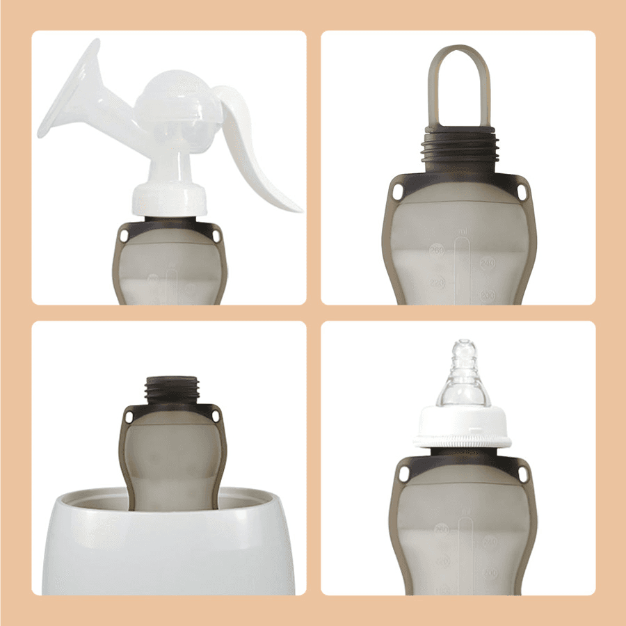 Haakaa - Silicone Milk Storage Bag - 260Ml (Pack Of 2)