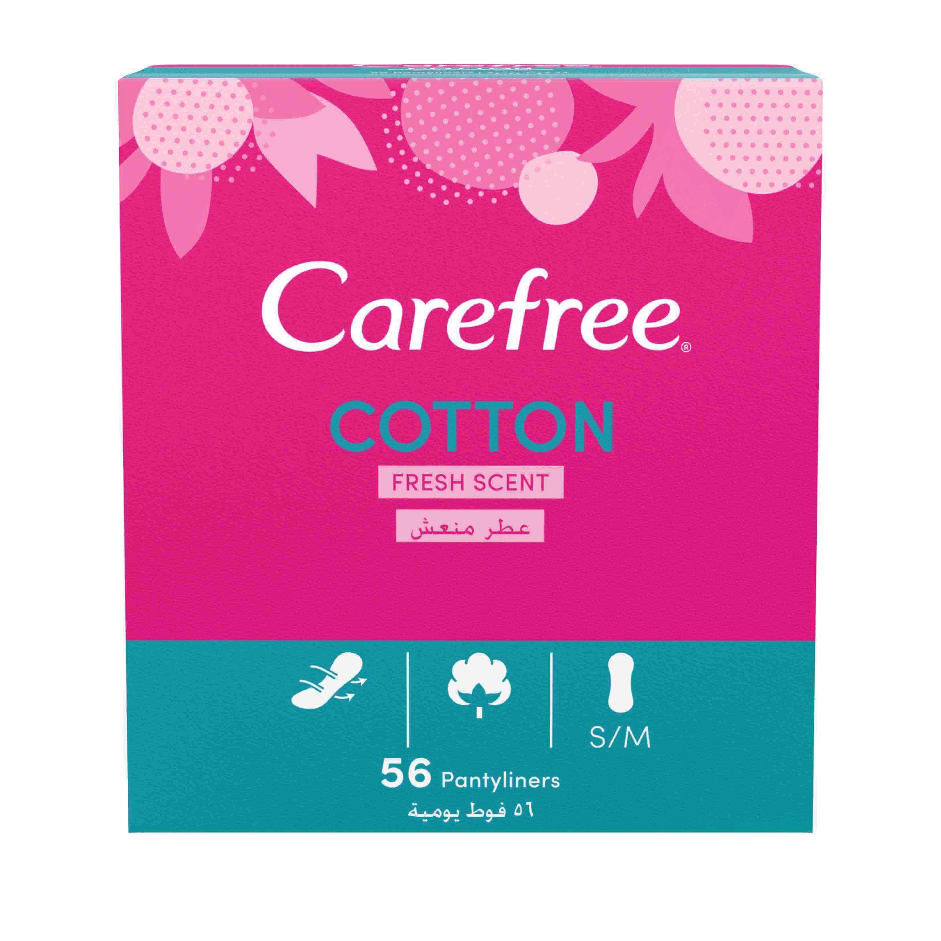 Carefree Cotton Fresh Scent 56'S