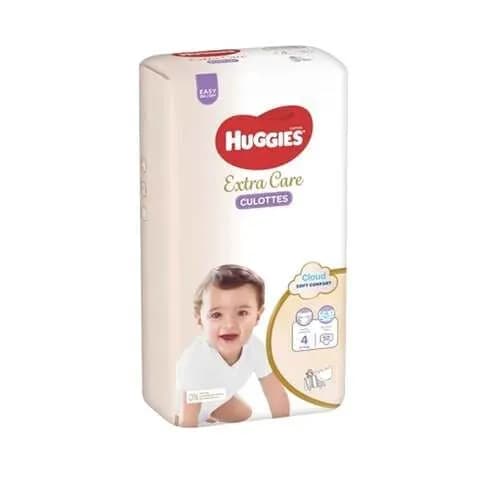 Huggies Extra Care Culottes, Size 4, 9 - 14 Kg, Jumbo Pack, 52 Diaper Pants