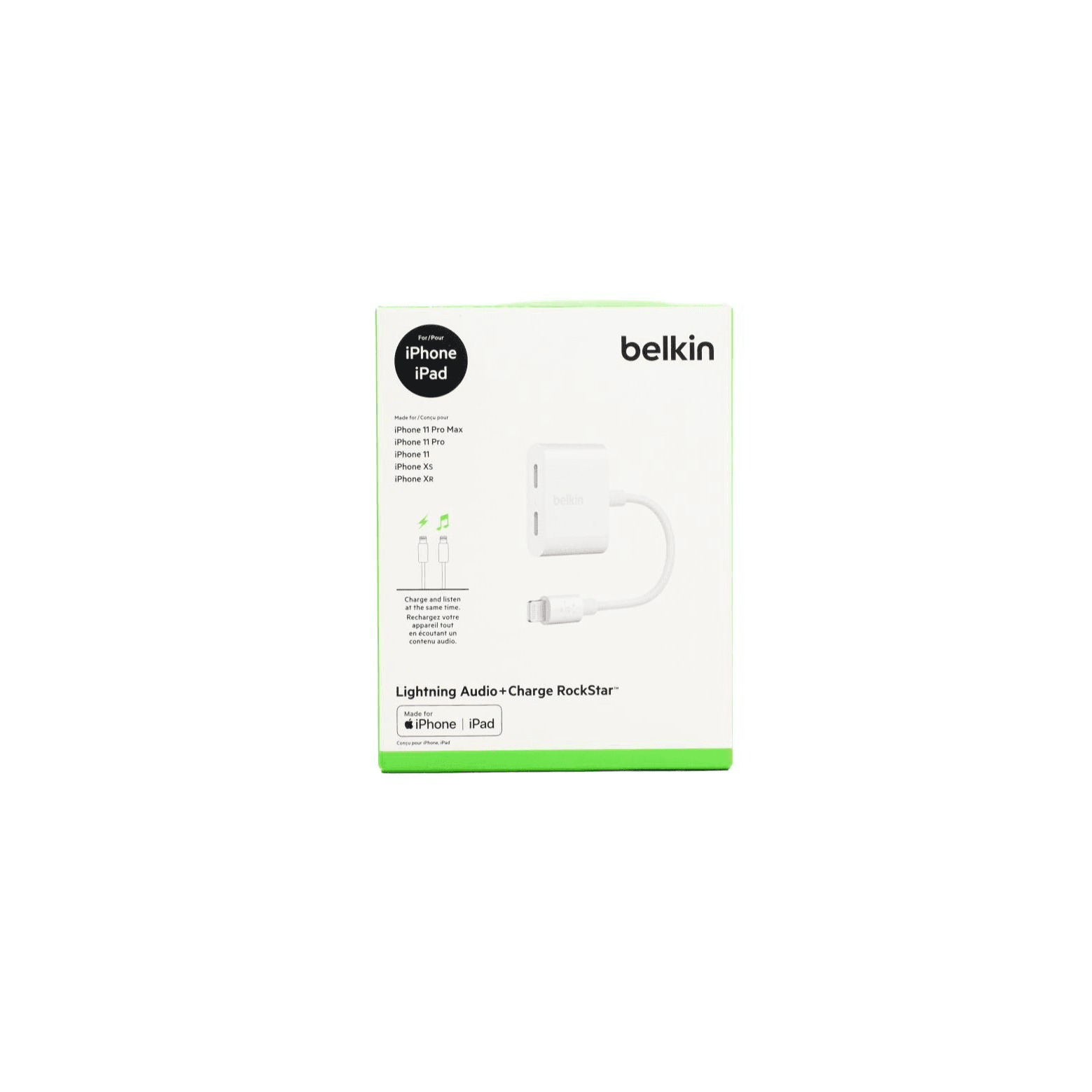 Belkin Lightning Audio +Charge Rockstar I Phone