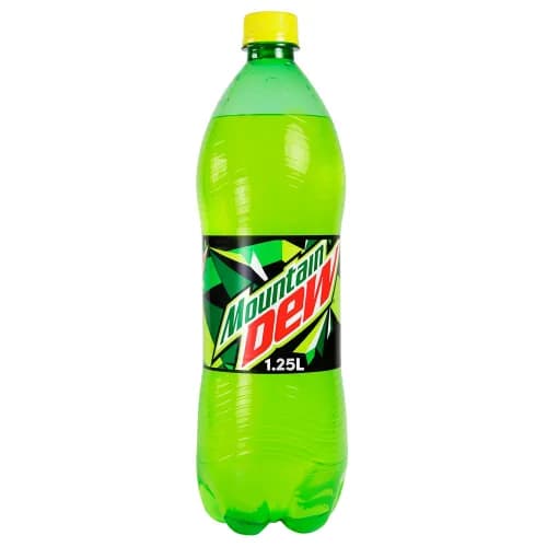 Mountain Dew, Carbonatedsoft Drink, Plastic Bottle, 1.25 Liter