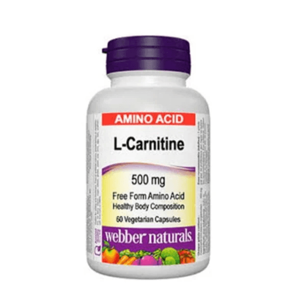 Webber Naturals L Carnitine 500 Mg 60 Capsules